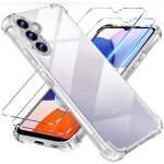 3 - en - 1 coque tpu ultra - fine + 2 verres tremps 9h pour samsung galaxy a14 (4g / 5g) ¿ transparente ...