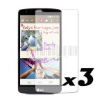 3 film protection ecran lg screenguard, modele: lg pro lite d680 d682tr, clair clear 3 film protection ecran lg screenguard, modele: lg pro lite d680 d682tr, clair clear