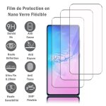 3 films protection d'écran en verre nano fléxible pour samsung galaxy s10 lite 6. 7 , dureté 9h inrayable ... 3 films protection d'écran en verre nano fléxible pour samsung galaxy s10 lite 6. 7 , dureté 9h inrayable ...