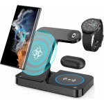 3 in 1 inductive charging station for samsung galaxy watch 7 / 6 / 6 classic / 5 / 5 pro / 4 / 3 / active ...