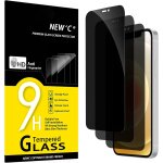 3 pack anti - spy tempered glass for iphone 12, iphone 12 pro (6. 1 inches), 28 degree enhanced privacy ...