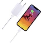 3 pack chargeur secteur 5v / 1a adaptateur prise usb pour tlphone portable, lecteur ebook, ecouteurs, ...