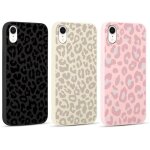 3 pi��ces coque pour iphone xr 6, 1 , ultra fine souple silicone tpu avec aesthetic motif l��opard design ...