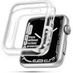 3 pi�ces clair coque pour apple watch 46mm series 10, ultra transparent etui de protection en silicone ...