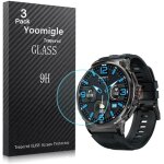 3 pi�ces verre tremp� compatible avec ticwris power montre 1, 85  protecteur d'�cran protection ecran ...