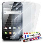 3 x film de protection samsung galaxy ace s5830 transparent clear anti rayures