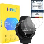 3 x tempered glass for smartwatch (round, diameter 40 mm) universal screen protector [9h hard] [hd clear] ...