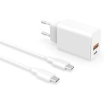 30w usb - c chargeur pour ipad pro, google pixel 7 7a 8 8a 8 pro, xiaomi redmi note 11 10 10pro 9 pro ...