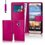32nd etui portefeuille en cuir synthetique pour htc one a9, avec film protecteur d ecran, chiffon de ...