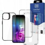 3mk comfort set 4in1 iphone 15 pro 6. 1 ensemble d'accessoires de protection 4en1