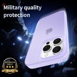 4 en 1 coque pour iphone 15 pro avec 2 verre tremp� et 1 cam�ra protecteur, [coussin d'air int�gr�] antichoc ...