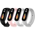 4 pack bracelets compatible avec bracelet xiaomi mi band femme et homme, bracelets sport en silicone ...