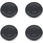 4 pièces lir2032 pile bouton rechargeable / 70mah !capacité ! / pile bouton remplace la pile bouton cr2032 ... 4 pièces lir2032 pile bouton rechargeable / 70mah !capacité ! / pile bouton remplace la pile bouton cr2032 ...