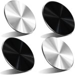 4 pices plaques mtalliques auto - adhsif, avec adhsif puissant, support tlphone voiture aimant, ...