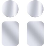 4 pi�ces plaque metallique telephone, plaques de m�tal minces avec adh�sif pour support t�l�phone voiture ...