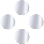 4 pi�ces plaque metallique telephone, en m�tal minces avec adh�sif pour support t�l�phone voiture magn�tique ...