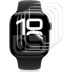 4 pices protection ecran pour apple watch series 10 42mm verre tremp, anti - rayures hd transparent ...