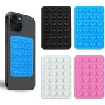 4 pi�ces ventouse t�l�phone portable, silicone support telephone ventouse, silicone ventouse telephone, ...