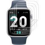 4 pi�ces verre tremp� pour apple watch 4 / 5 / 6 / se (40mm), haute sensibilit�, tpu r�sistant montre ...