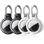 4 porte - cls airtag etanche, etui air tag avec porte - cls antiperte, etuis en tpu pour cls, suivi ...