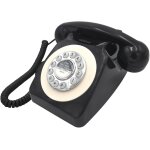 44520 t�l�phone filaire r�tro classique / style vintage / son de sonnerie classique / num�rotation a ...
