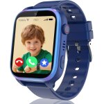 4g montre connecte enfant, montre gps enfant tlphone avec appel vido sos rveil appareil camra ip68 ...