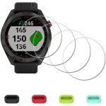 [4pcs protection d'ecran pour garmin approach s42 premium gps golf + [4pcs] bouchons anti - poussi�re ...