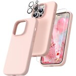 5 en 1 coque iphone 14 pro max kit, contenir 2 verre trempe + 2 camera arriere protecteur, pour iphone ...