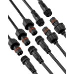 5 paires 2 pin connecteur electrique etancheip65 avec 18awg 20cm câble extension pour bandes lumineuses ... 5 paires 2 pin connecteur electrique etancheip65 avec 18awg 20cm câble extension pour bandes lumineuses ...