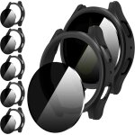 5 + 5 pi�ces pour samsung galaxy watch 7 44mm protection ecran + coque, privacy verre tremp� protection ...