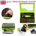 53 en 1 tournevis de pr�cision kit de tournevis avec 54 embouts magn�tiques id�al pour la r�paration ...