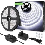 5m led 1200lm blanc froid dimmable, 12v 6000k 300leds 2835, bande led autocollant avec variateur, connecteurs ... 5m led 1200lm blanc froid dimmable, 12v 6000k 300leds 2835, bande led autocollant avec variateur, connecteurs ...