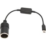 5v usb c m�le vers 12v voiture allume - cigare femelle convertisseur d'adaptateur d'alimentation, adaptateur ...