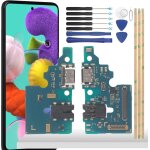 6. 50'' pour samsung galaxy a51 a515f connecteur dock port de charge charger port + outil d'installation ...