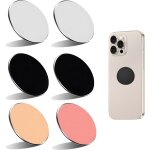 6 pices plaques metalliques pour support magntique pour telephone de voiture, metal fines plates avec ...