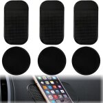 6 pices tapis antidrapant voiture tableau de bord, nano - gel tampon, support de tlphone, duble face ...