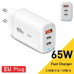 65w gan usb type c chargeur pour ordinateur portable pps 45w 25w charge rapide pour samsung qc3. 0 pd3. ...