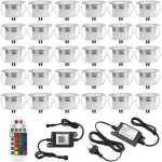 6x bluetooth smart dimmable 0. 6w blanc chaud blanc froid, blanc lampes de sol encastrées 3 en 1 led ... 6x bluetooth smart dimmable 0. 6w blanc chaud blanc froid, blanc lampes de sol encastrées 3 en 1 led ...