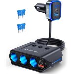 7 - en - 1 multi prise chargeur allume cigare, 180w�dual pd & quick charge 3. 0� 12v / 24v chargeur voiture ...