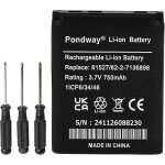750 mah 3, 7 v batterie de rechange compatible avec bosch nyon s6ea 150906aaww017 1icp6 / 32 / 39 navigation ...