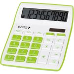 840 g 10 chiffres calculatrice de bureau avec double alimentation (solaire et batterie) compact � vert ...