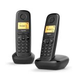 Gigaset a270 duo - téléphone sans fil avec id d'appelant - dectgap - noir + combiné supplémentaire Gigaset a270 duo - téléphone sans fil avec id d'appelant - dectgap - noir + combiné supplémentaire