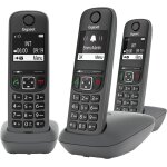 A695 trio - téléphone dect sans fil - 3 combinés avec grand ecran a haut contraste - excellente qualité ... A695 trio - téléphone dect sans fil - 3 combinés avec grand ecran a haut contraste - excellente qualité ...
