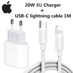 Adaptateur d'alimentation usb - c 20w pour iphone 16 15 14 mini pro max type c chargeur rapide pour c�ble ...