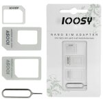 Adaptateur carte sim nano micro - all in one mini carte sim 4 pi�ces universelles