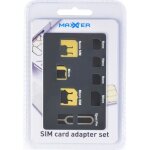 Adaptateur carte sim set kit nano micro sim t�phone portable smartphone mobile comme cartes sim normales ...