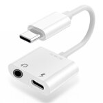 Adaptateur ecouteur iphone chargeur rapide usb + port jack aux femelle vers lightning charge couleur ...