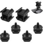 Adaptateur griffe camra, 6 pcs daptateur hot shoe pour griffe appareil photo, accessoire pour adaptateur ...