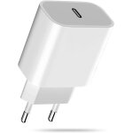 Adaptateur secteur usbc 20 w pour apple, chargeur rapide prise usb c compatible avec iphone 16 / 15 ...