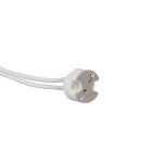 Adaptateur de support de lampe a base d'ampoule gu10 mr16, avec connecteur de fil, douille en cramique ...